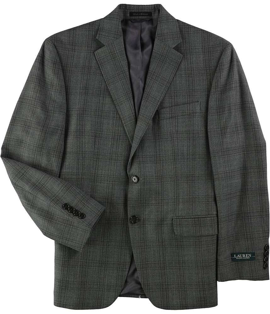 POLO RALPH LAUREN ジャケット グレー 42 ラルフ ブレザー② Ralph Lauren Mens Flex Two Button Blazer Jacket, Grey, 43